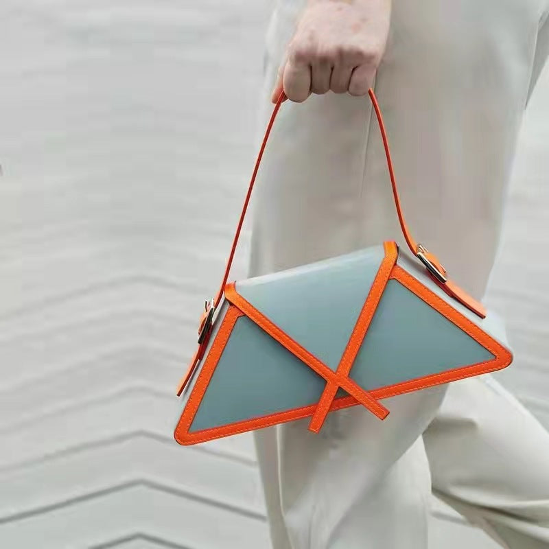 Bolso de mano minimalista de moda para mujer