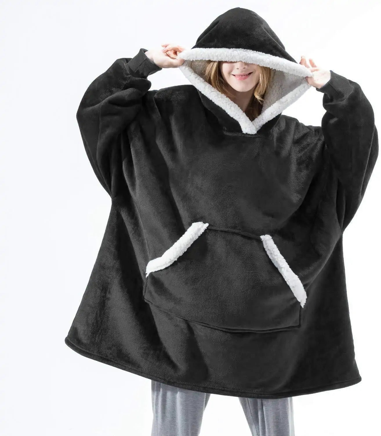 Winter Fleece Oversized Hoodie